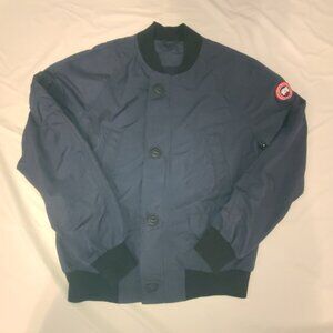 Canada Goose Faber, Small, Navy Blue, Water Resistant Bomber Jacket